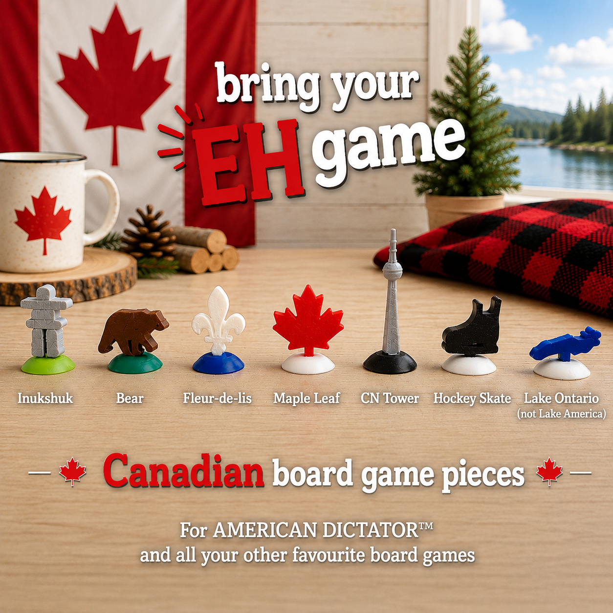 Special Edition Canadian Game Pieces