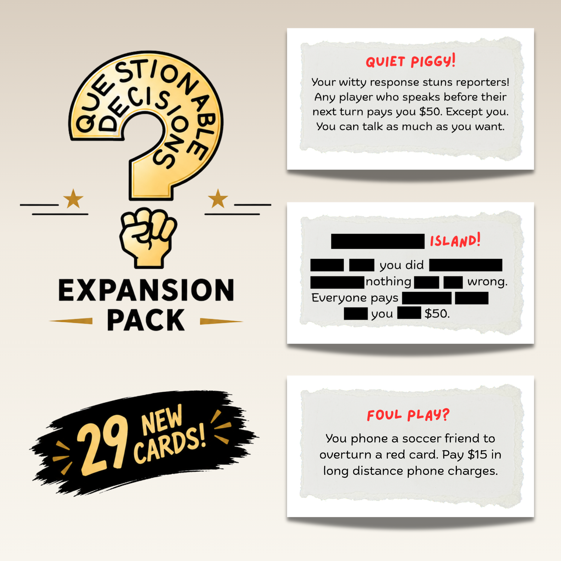 QUESTIONABLE DECISIONS™ Expansion Pack